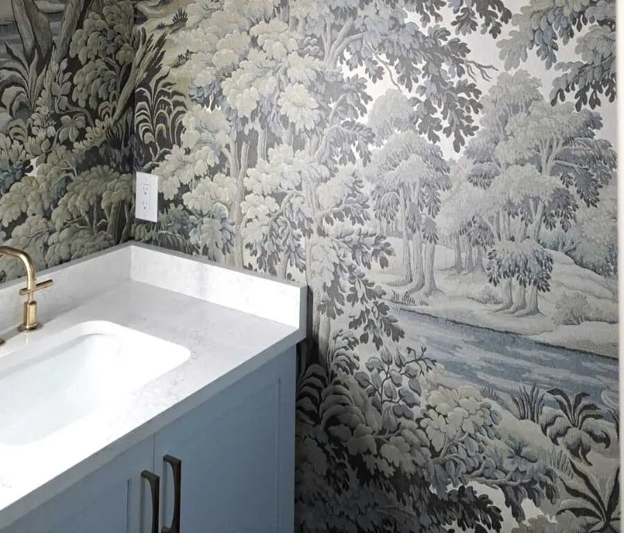 Commercial wallpaper work