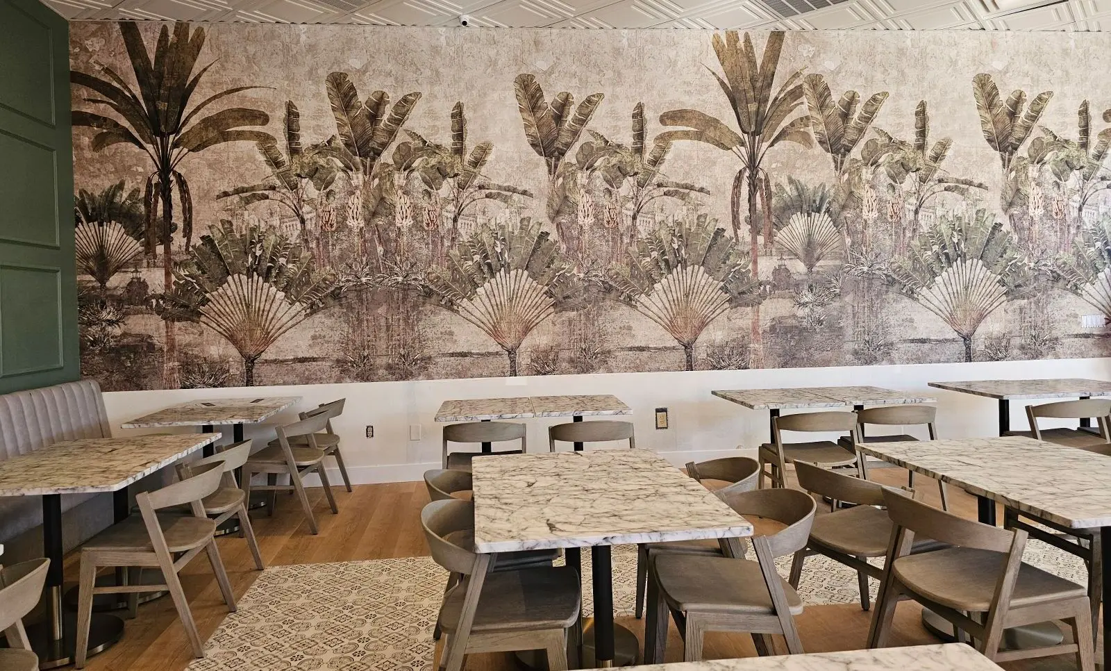 Commercial wallpaper work